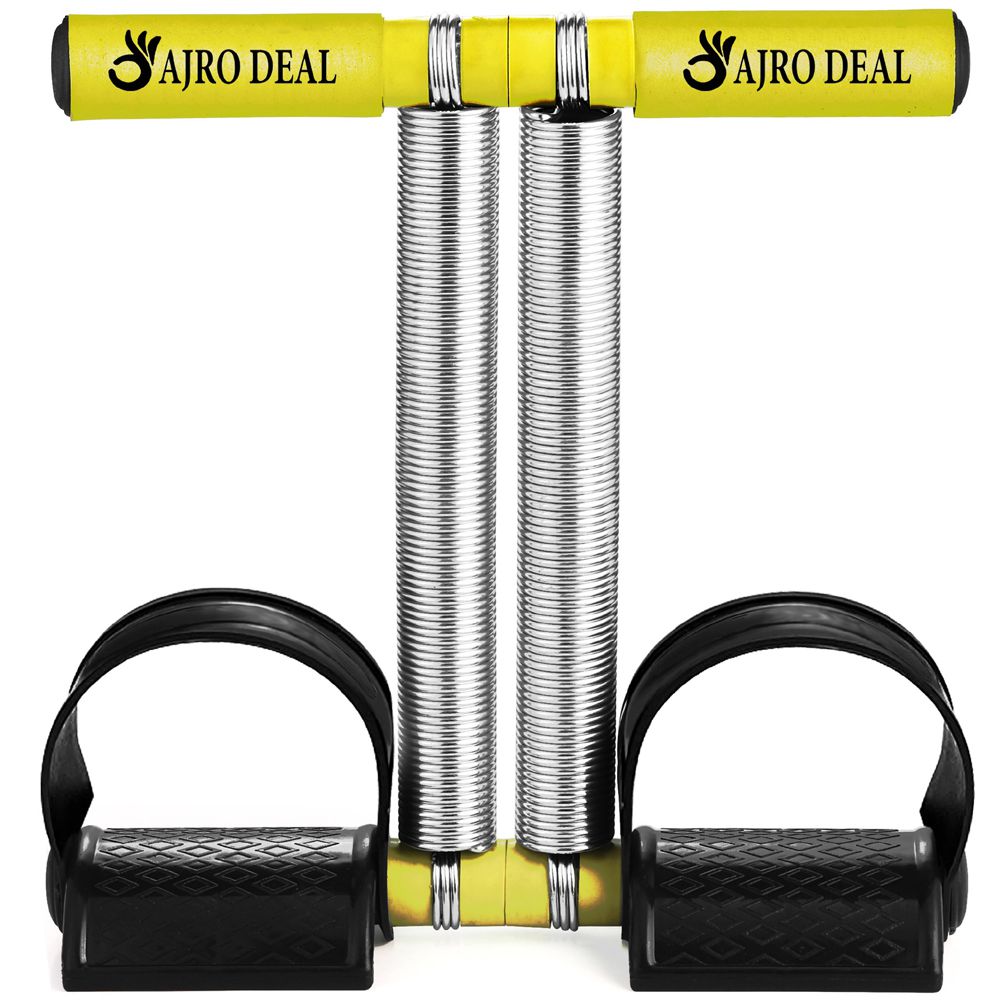     			AJRO DEAL Tummy Trimmer Double Spring for Men & Women, Body tonner, Waist trimmer, Fat Buster, Abs Exercise & fitness Equipment, abdominal exercise for Home & Gym Use