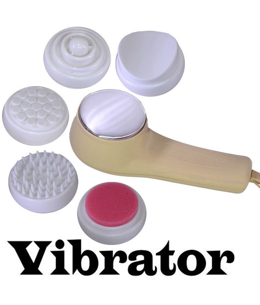     			JMALL Vibrating 5 in 1 Heat Therapy Body Face Neck Facial Massager Thermal Vibrator