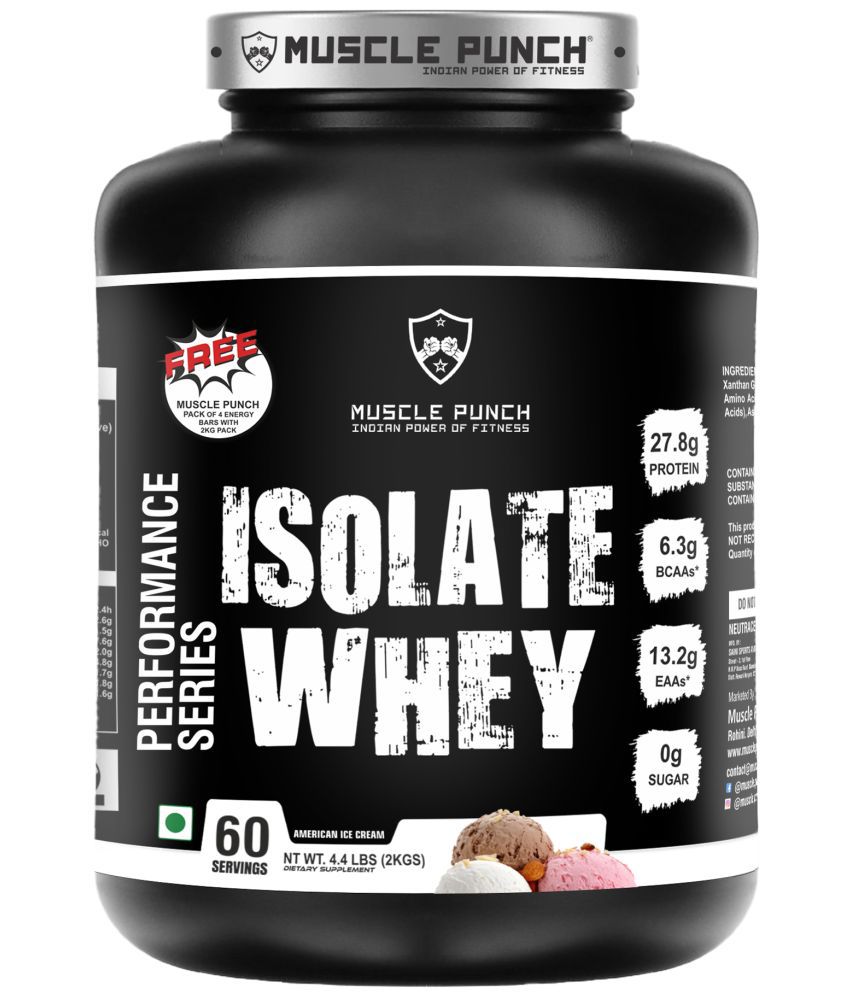     			Muscle Punch | 100% Whey ISOLATE Protein - PERFORMANCE SERIES | 2 kg