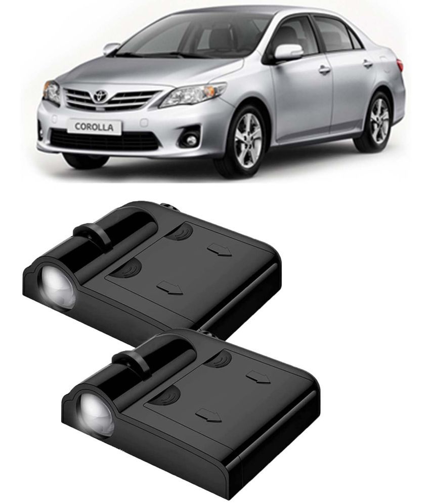     			Kingsway Car Logo Shadow Light for Toyota Corolla Altis, 2007 - 2013 Model, Car Door Welcome Light, 3D Car Logo Wireless LED Projector with Magnet Sensor Auto On/Off, 2Pcs Car Ghost Light