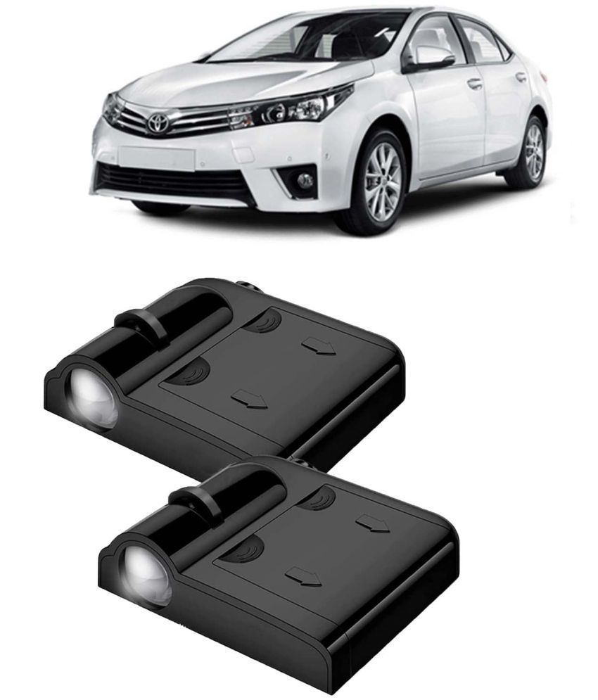     			Kingsway Car Logo Shadow Light for Toyota Corolla Altis, 2013 - 2019 Model, Car Door Welcome Light, 3D Car Logo Wireless LED Projector with Magnet Sensor Auto On/Off, 2Pcs Car Ghost Light