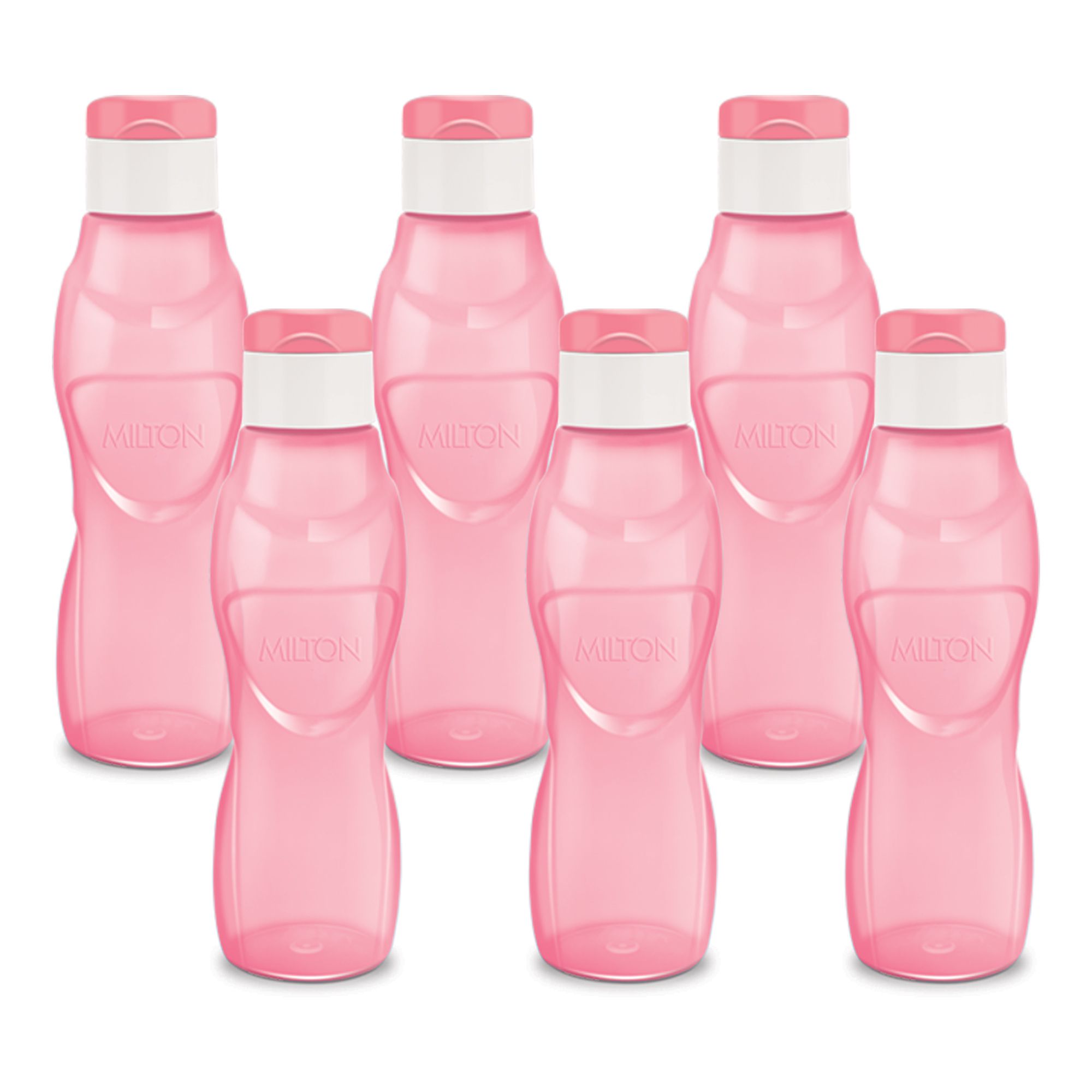     			Milton ACE FLIP 1000 Pink Water Bottle 1000 ml (Set of 6)