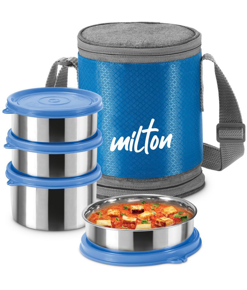     			Milton - Stainless Steel Lunch Box 4 - Container ( Pack of 1 )
