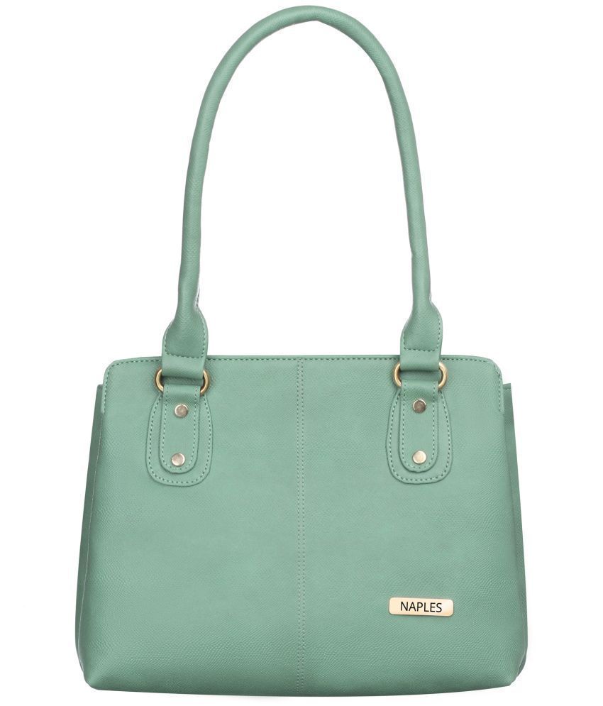     			Naples - Mint Green PU Shoulder Bag