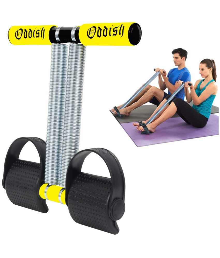     			ODDISH; way to fitness Tummy Trimmer Men and Women for Abs Workout Stomach Exercise Machine for Women and Men Exercise in Gym, Home for Abdominal Workout for man and women (YELLOW)