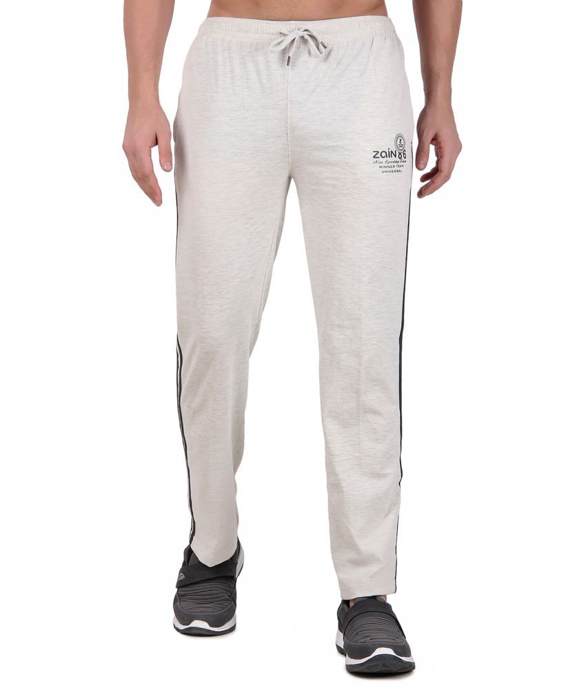     			Zain - Light Grey Cotton Blend Men's Trackpants ( Pack of 1 )