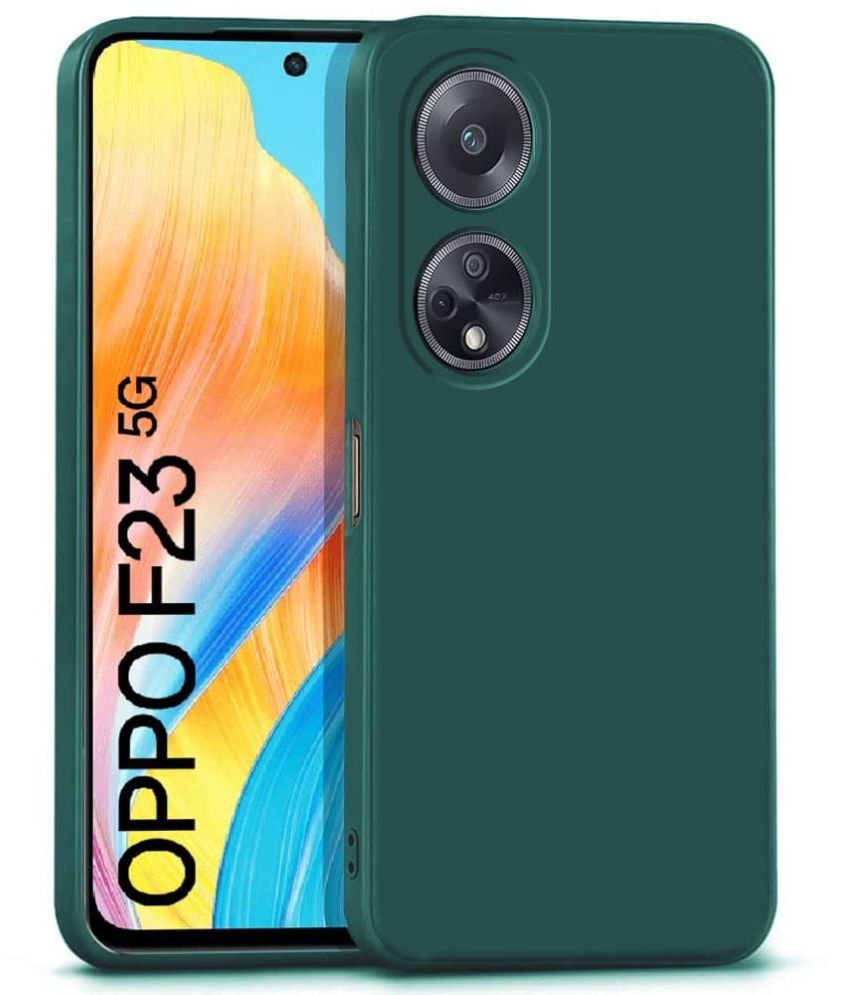     			Case Vault Covers - Plain Cases Compatible For Silicon Oppo F23 5G ( Pack of 1 )