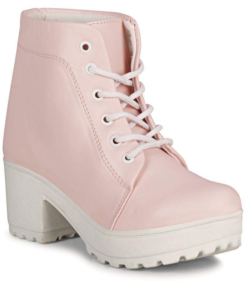     			Commander - Pink Women's Ankle Length Boots