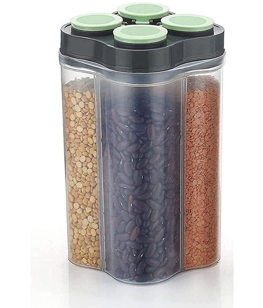     			HOMETALES - Grocery/Dal/Pasta Plastic Multicolor Dal Container ( Set of 1 )