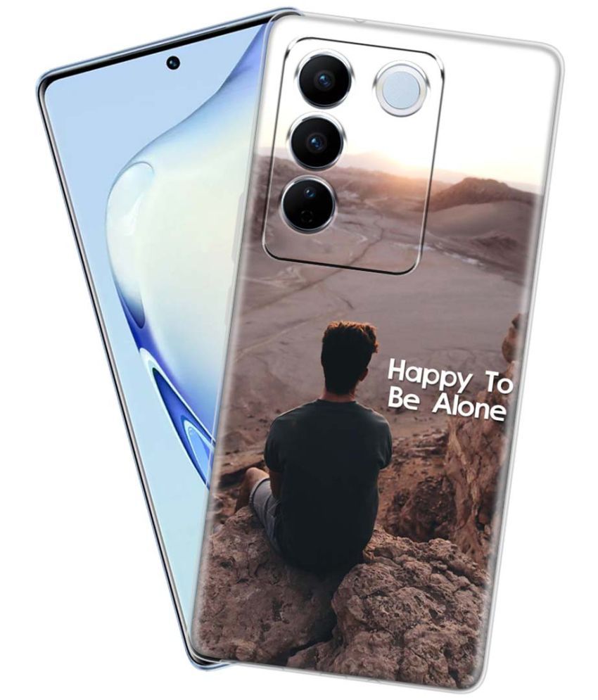     			NBOX - Multicolor Printed Back Cover Silicon Compatible For Vivo V27 Pro ( Pack of 1 )