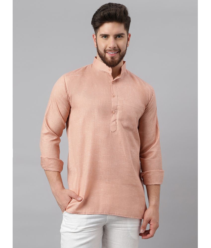     			RIAG - Beige Cotton Blend Regular Fit Men's Casual Shirt ( Pack of 1 )
