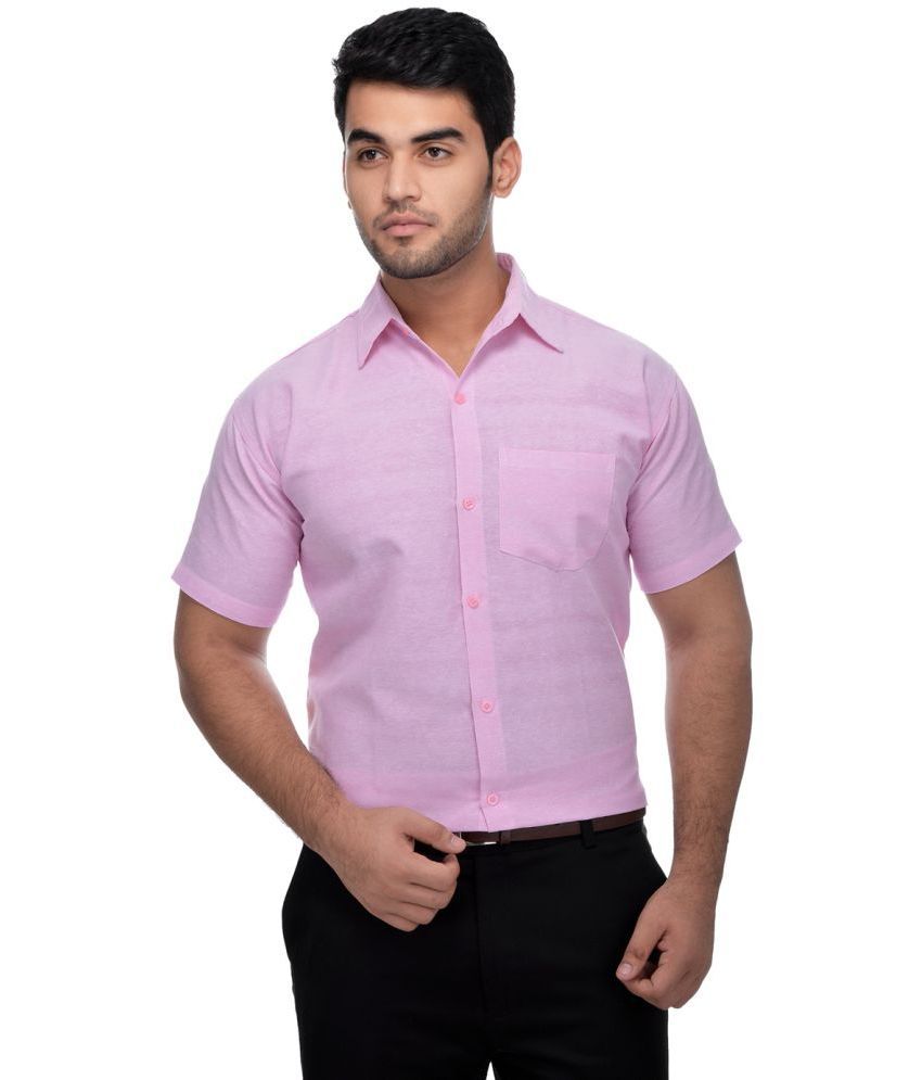     			RIAG - Pink Cotton Blend Regular Fit Men's Formal Shirt ( Pack of 1 )
