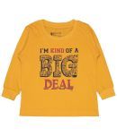 Bodycare Pack of 1 Boys Cotton Blend T-Shirt ( Yellow )