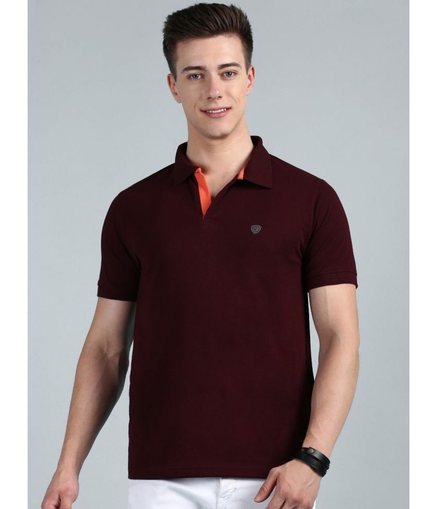     			Lux Cozi - Brown Cotton Regular Fit Men's Polo T Shirt ( Pack of 1 )