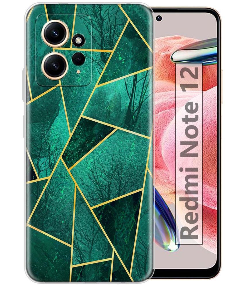     			NBOX - Multicolor Printed Back Cover Silicon Compatible For Redmi Note 12 4G ( Pack of 1 )