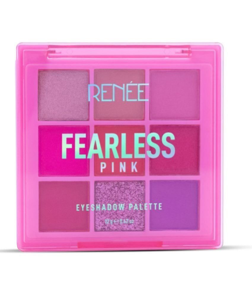     			RENEE Fearless Eyeshadow Palette, Pink 12g