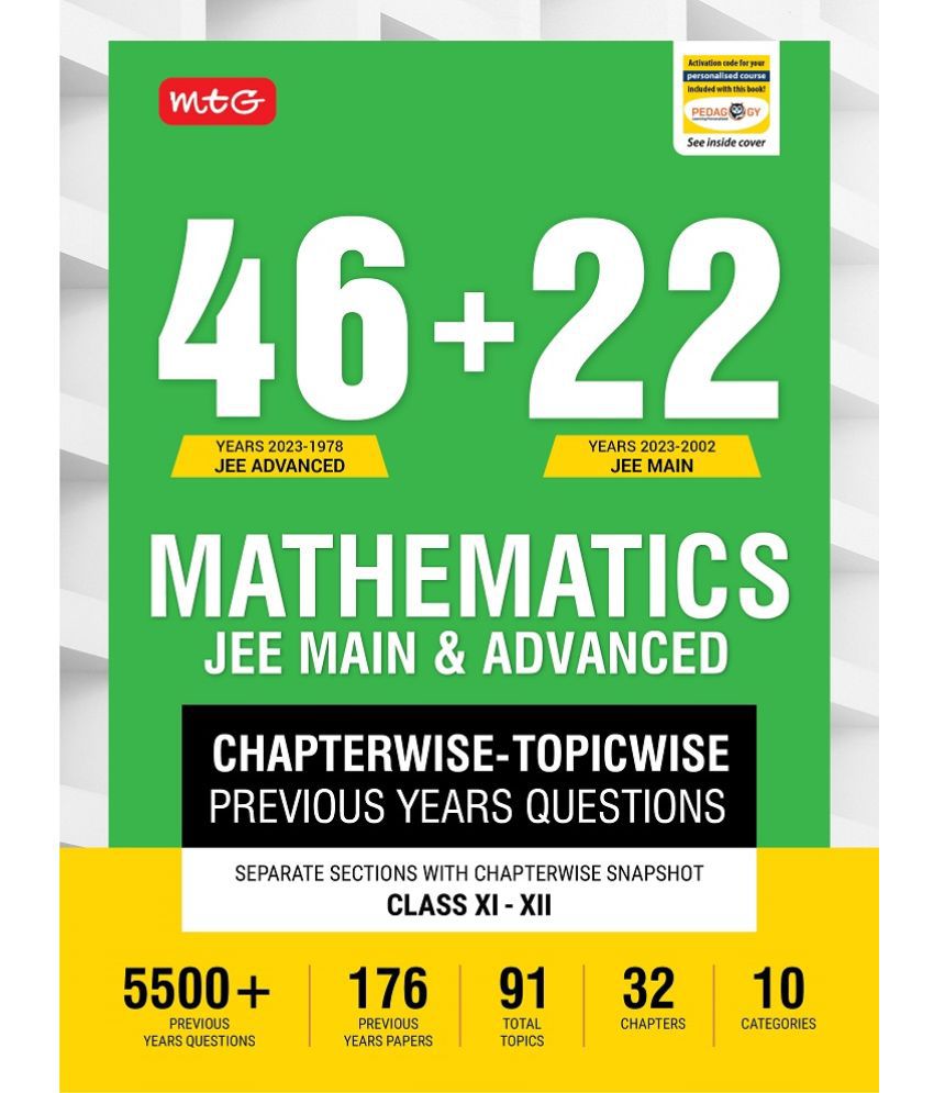     			46 + 22 Years Chapterwise Topicwise Solutions Maths for JEE (Adv + Main)