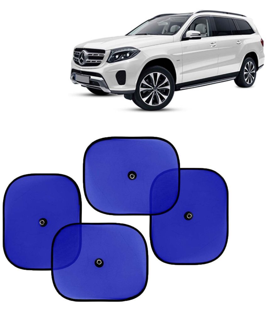    			Kingsway Car Window Curtain Sticky Sun Shades for Mer ce-des Benz GLS, 2019 Onwards Model, Universal Fit Sunshades for Side Window, Rear Window, Color : Blue, 4 Pieces
