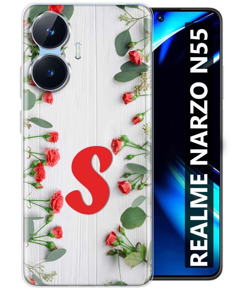     			NBOX - Multicolor Printed Back Cover Silicon Compatible For Realme Narzo N55 ( Pack of 1 )