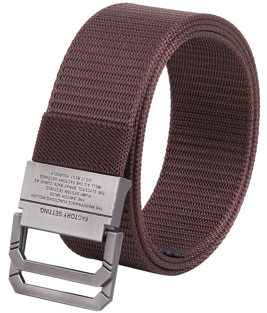     			UrbanMark - Brown Nylon Men's Casual Belt ( Pack of 1 )