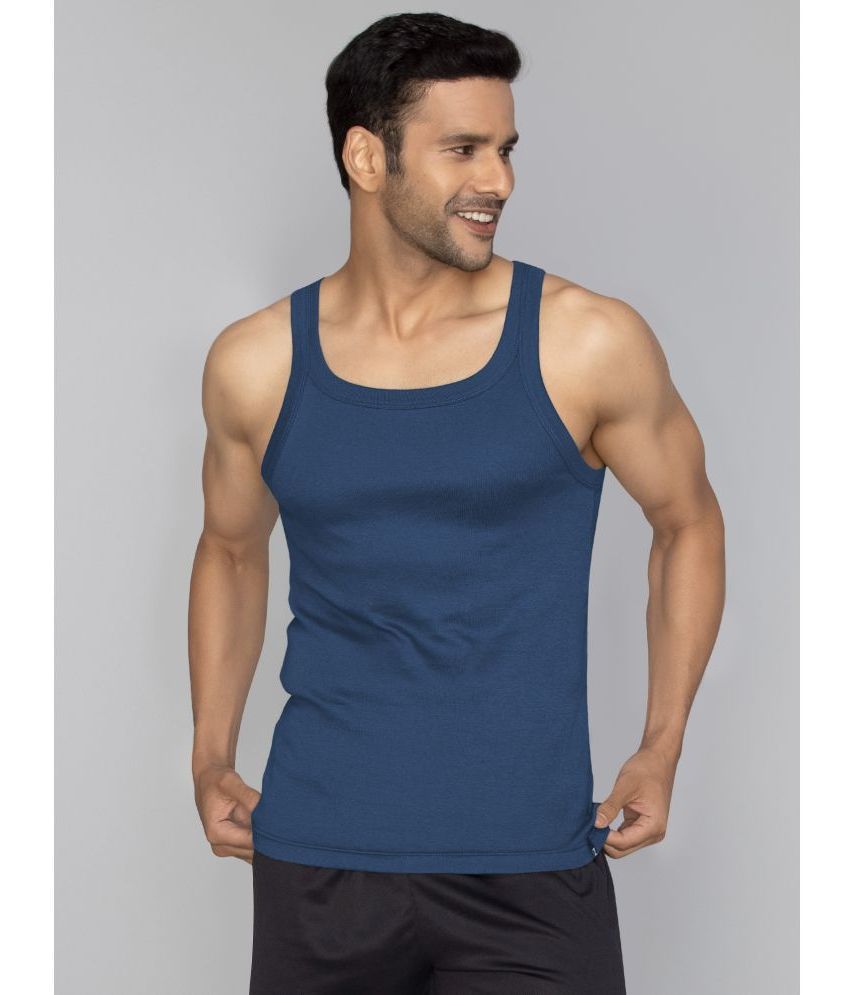     			XYXX Cotton Men's Vest ( Blue )