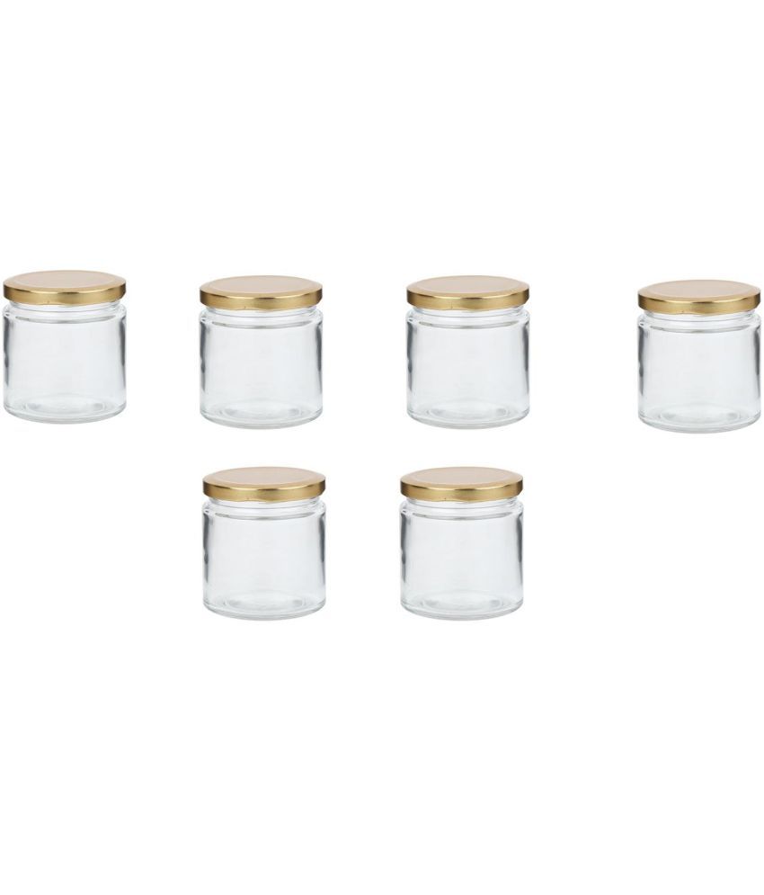     			1st Time - Food Grade Storage Glass Transparent Utility Container ( set of 6 )