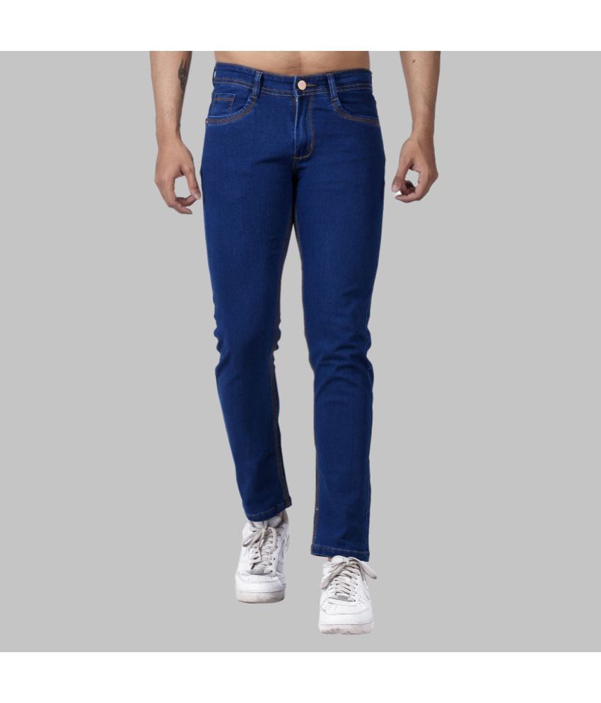     			Aflash - Indigo Blue Denim Slim Fit Men's Jeans ( Pack of 1 )