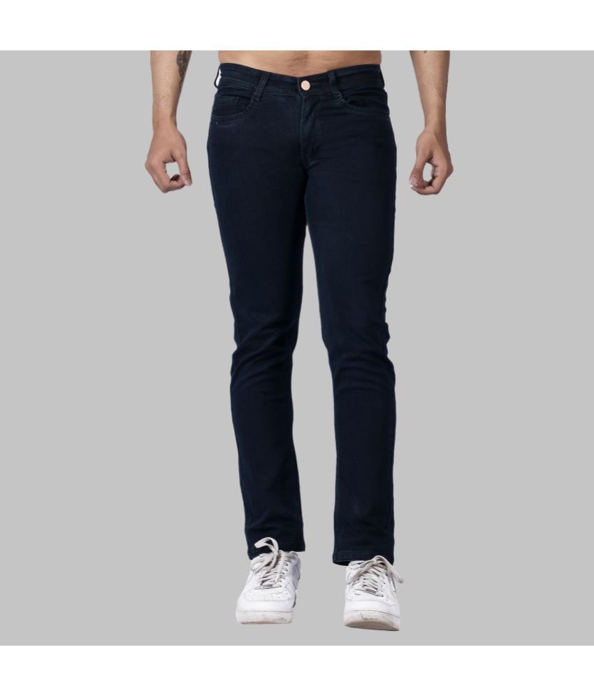     			Aflash - Navy Blue Denim Slim Fit Men's Jeans ( Pack of 1 )