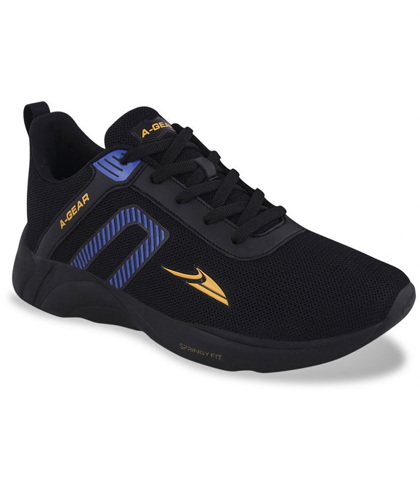     			Campus - AGR-007 Black Men's Sports Running Shoes