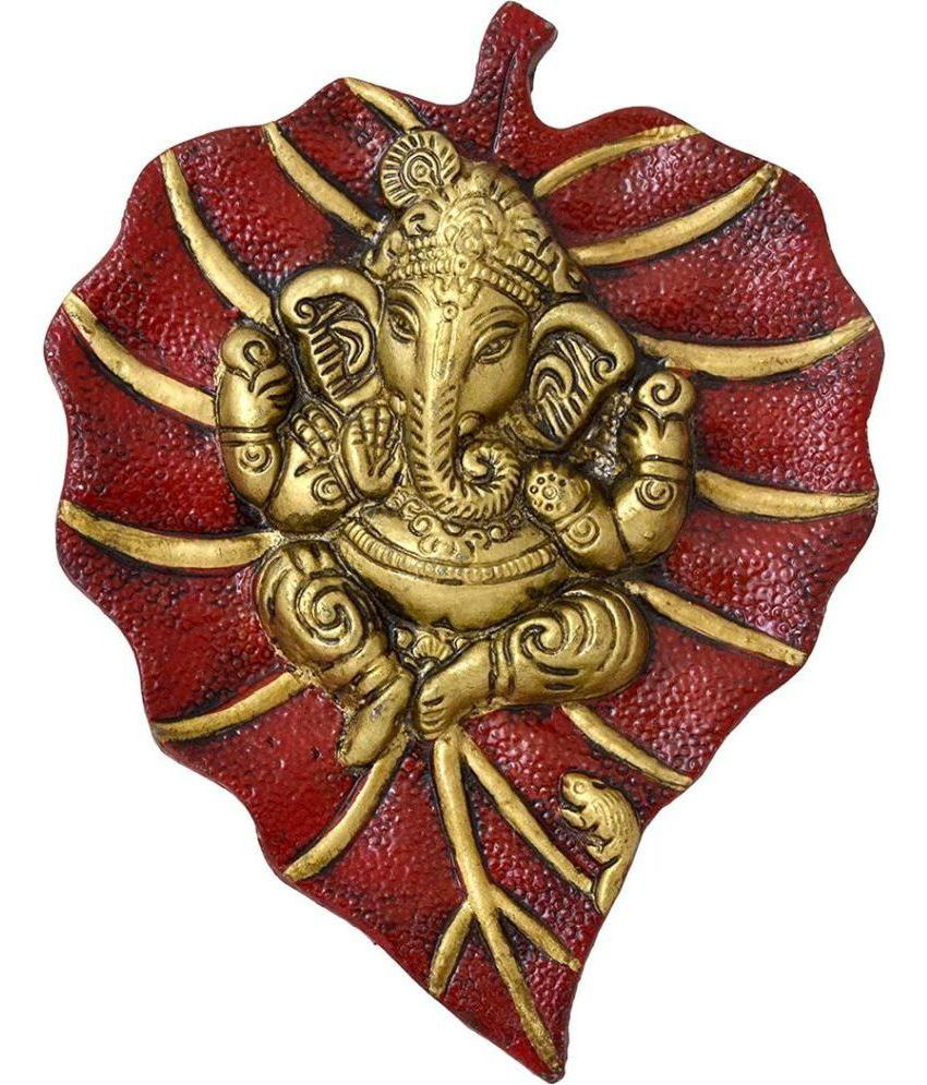     			Handa - Brass Lord Ganesha Idol ( 17 cm )