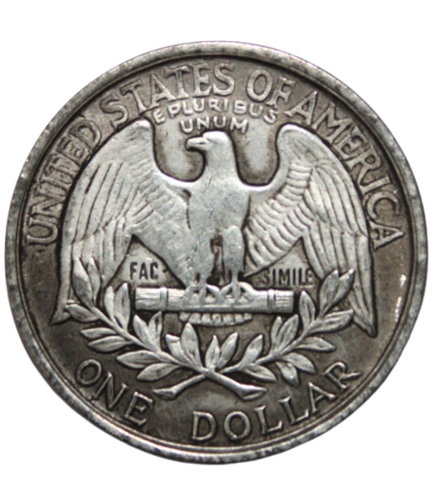     			CoinView - ⭐1 Dollar (1865) "Washington" ⭐ United States of America ⭐German Silver Very Rare 1 Coin⭐ Numismatic Coins