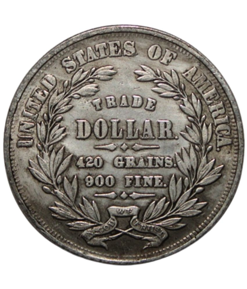     			CoinView - ⭐1 Dollar (1872)⭐ United States ⭐ German Silver Very Rare 1 Coin⭐ Numismatic Coins