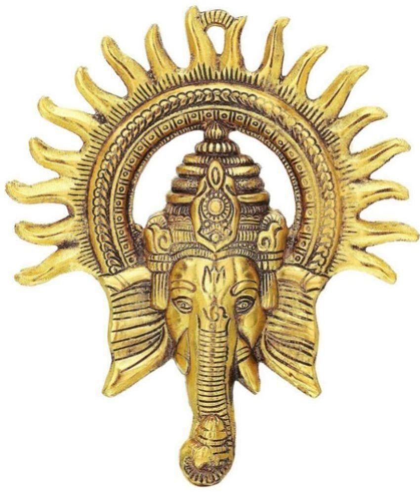     			Handa - Brass Lord Ganesha Idol ( 22 cm )