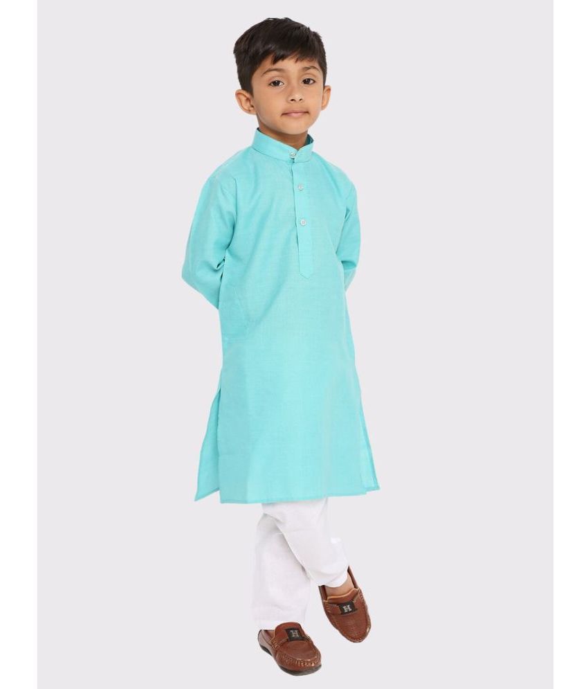     			Maharaja Pack of 1 Boys Cotton Blend ( Turquoise )