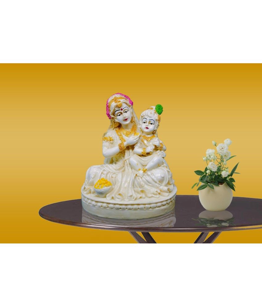     			NINE 11 CRAFT - Polyresin Lord Krishna Idol (17.7 cm )