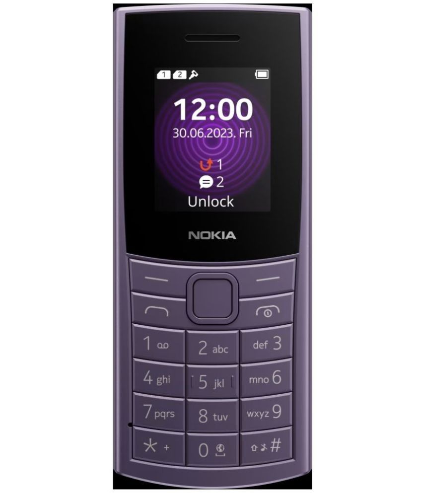     			Nokia Nokia 110 4g Dual SIM Feature Phone Gradiation Purple
