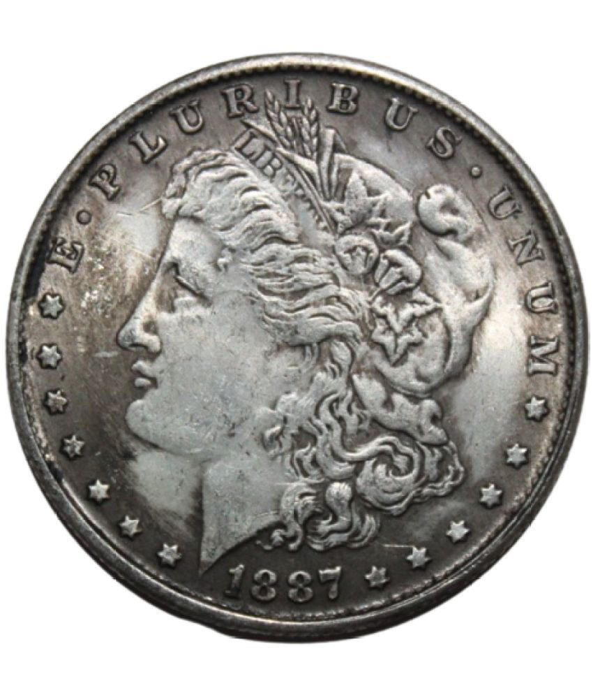     			CoinView - ⭐1 Dollar (1887)⭐ Morgan Dollar⭐ United States⭐ German Silver Very Rare 1 Coin⭐ Numismatic Coins
