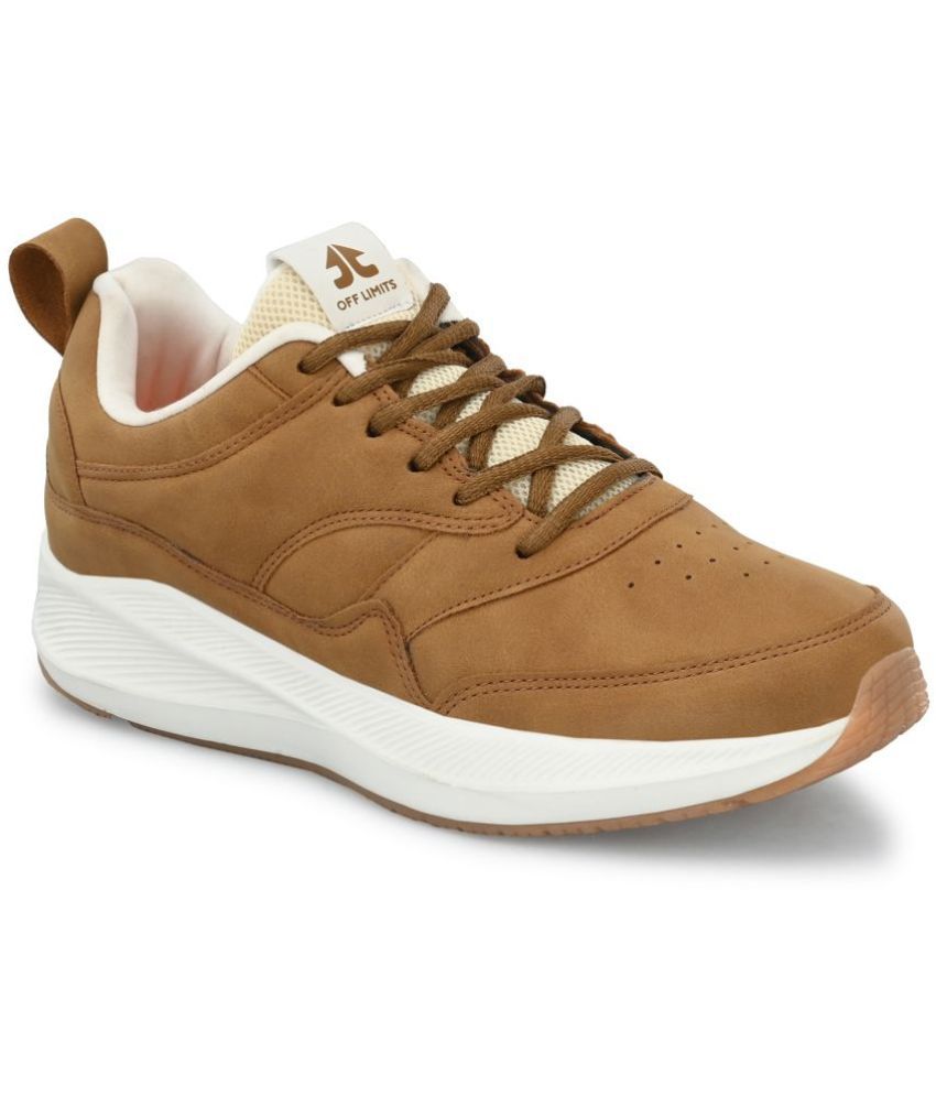     			OFF LIMITS - STUSSY Brown Men's Sports Running Shoes