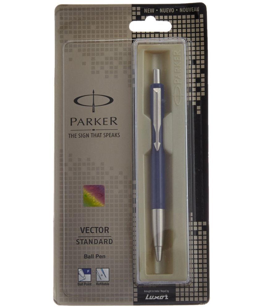     			Parker Vector Standard Ct Ball Pen (Blue), Pack Of 5