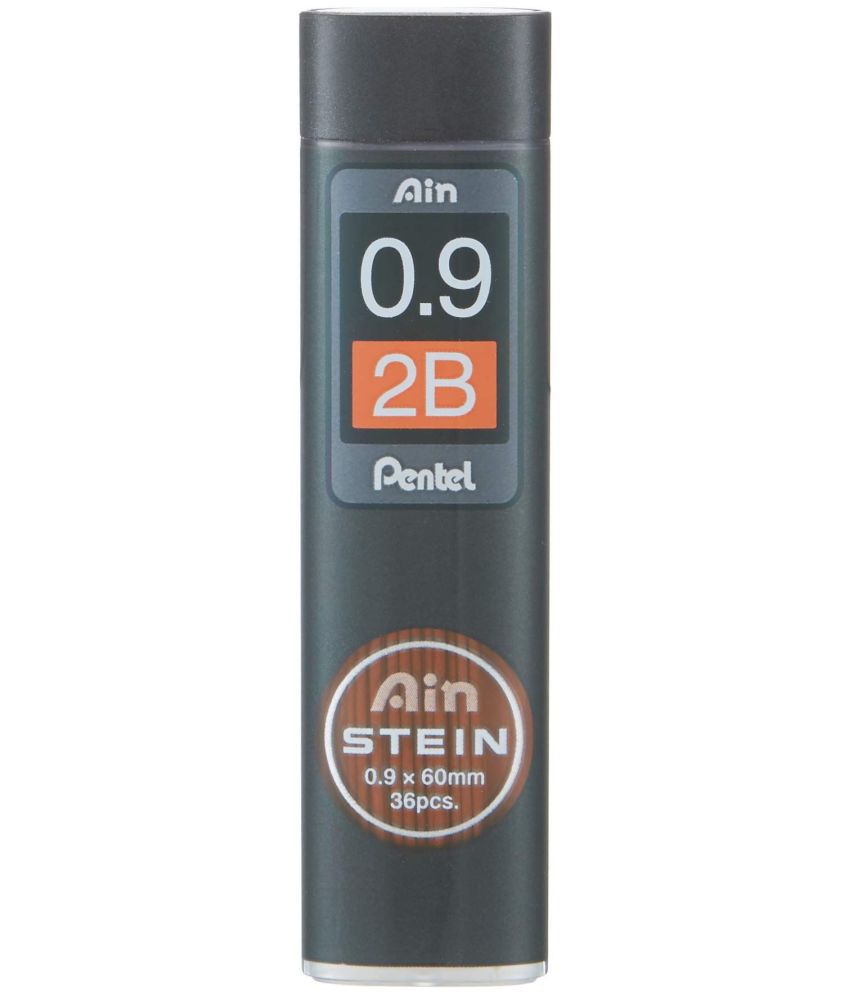     			Pentel Ain Stein Mechanical Pencil Lead, 0.9mm 2B, 36 Leads (C279-2B)