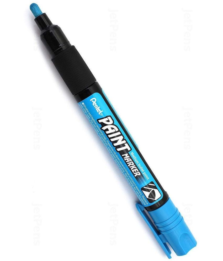     			Pentel Cellulose Paint Marker - Medium Bullet Tip - MMP20 - [Pack of 6] - Sky Blue