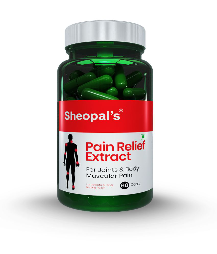     			Sheopals Pain Relief Capsules For Joints & Body Muscular & Back Pain (60 Caps)