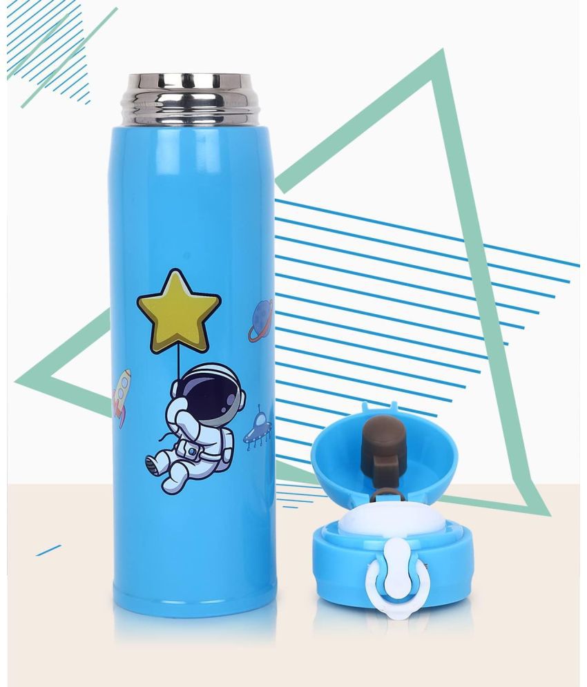     			Space Water Bottle Thermos Stainless Steel Leak Proof Vacuum Cup Insulated Water Flask for Girls Boys