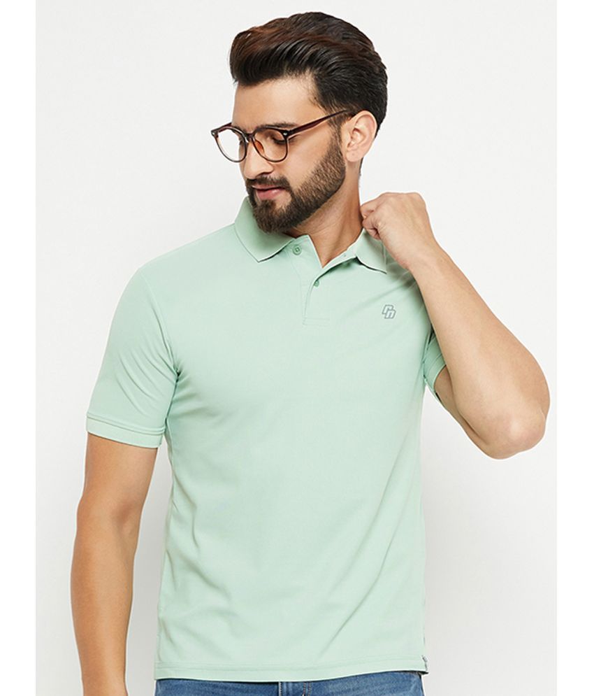     			renuovo - Mint Green Cotton Blend Regular Fit Men's Polo T Shirt ( Pack of 1 )