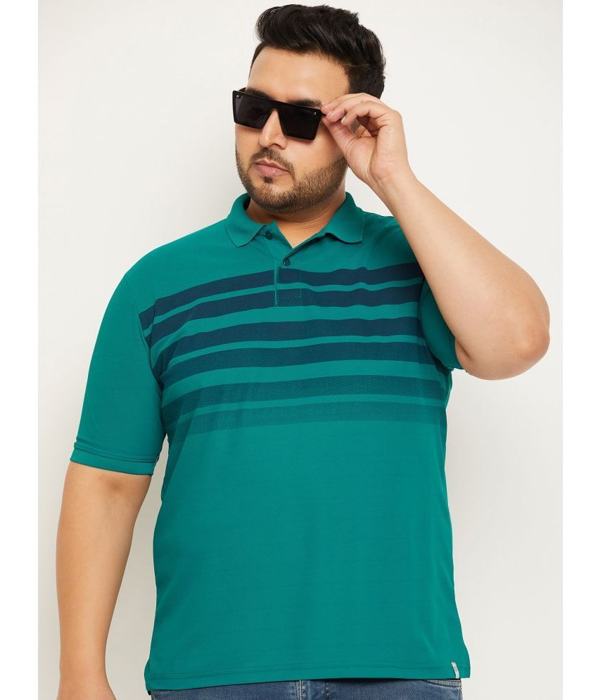     			renuovo - Sea Green Cotton Blend Regular Fit Men's Polo T Shirt ( Pack of 1 )