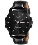 LOUIS DEVIN - Black Leather Analog Men's Watch