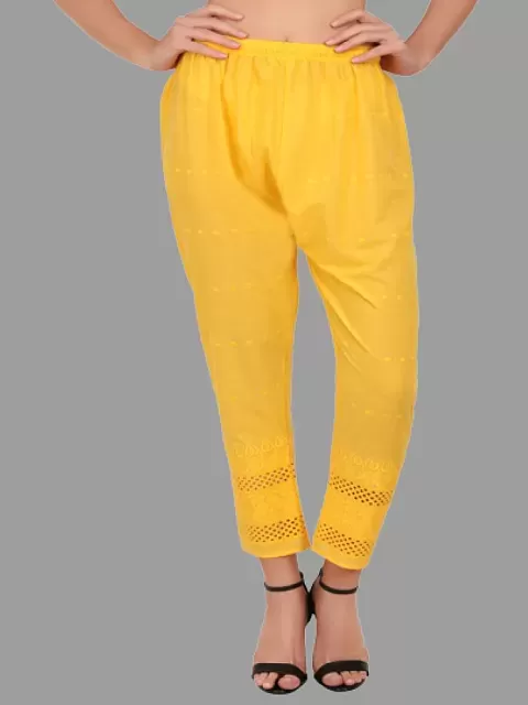 Bright Yellow Wide Leg Pant | Pants | PrettyLittleThing USA