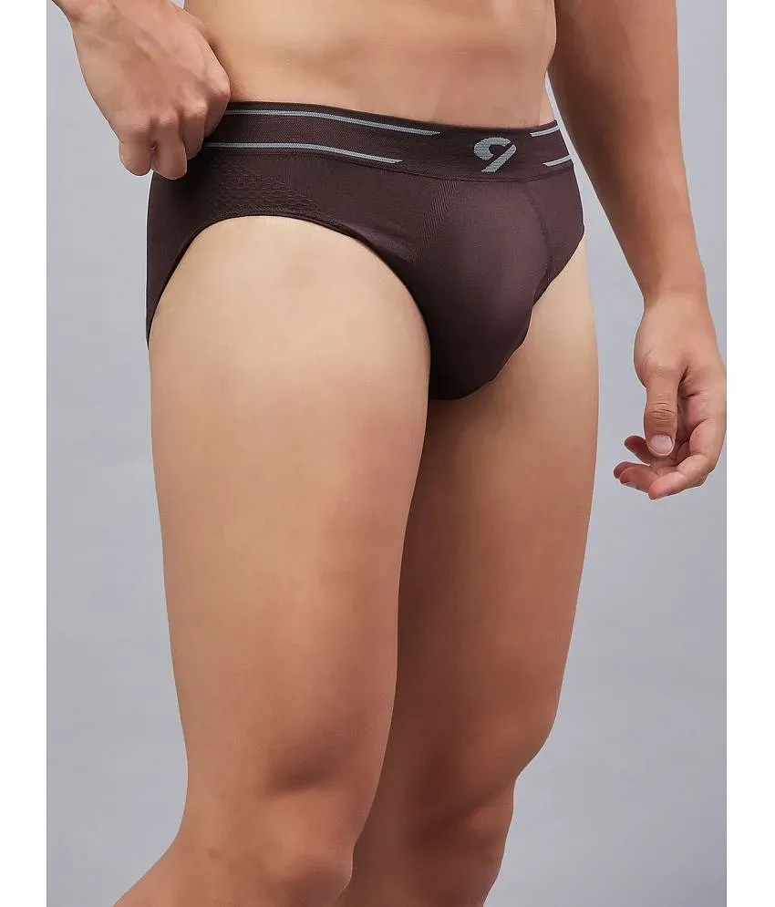 C9 Airwear - Brown Nylon Men's Briefs ( Pack of 1 ) - Buy C9 Airwear -  Brown Nylon Men's Briefs ( Pack of 1 ) Online at Best Prices in India on  Snapdeal