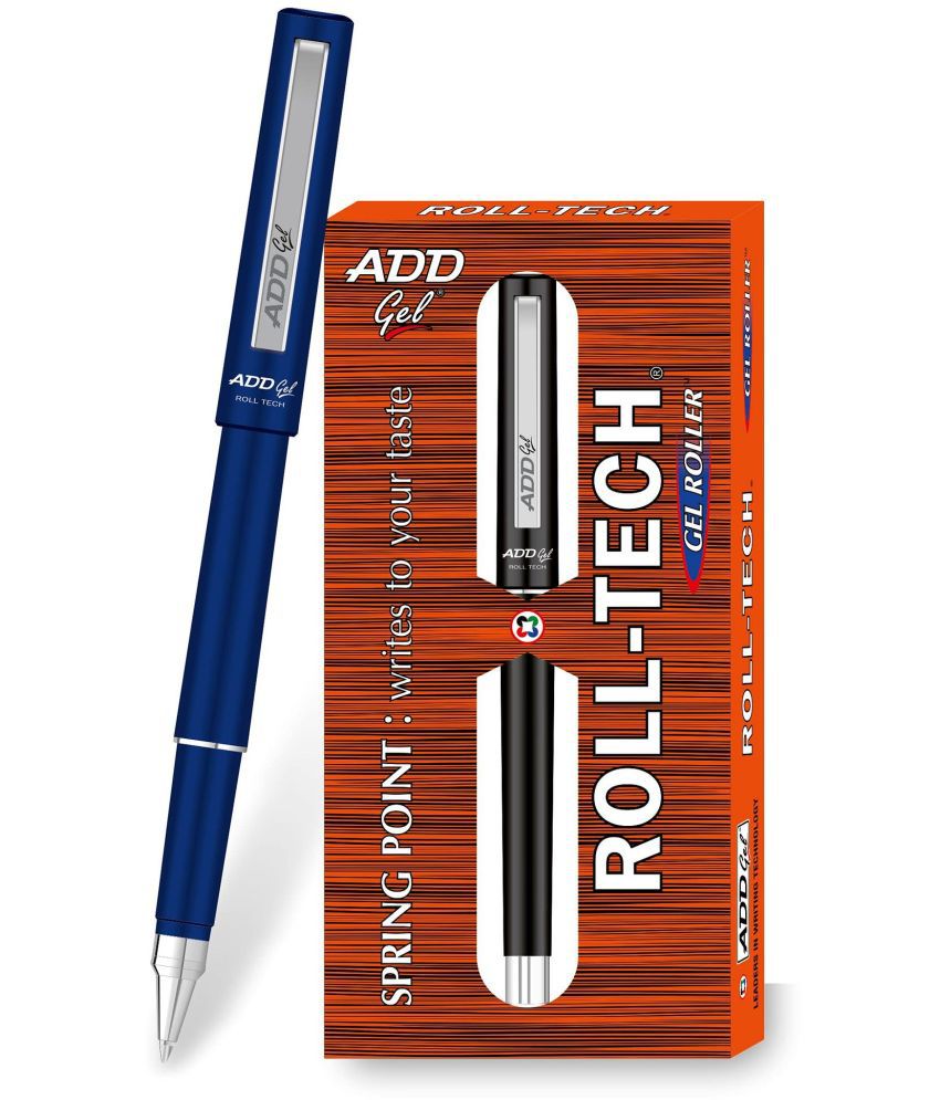     			ADD GEL Roll Tech Gel Pen - Set of 4 (BLUE)