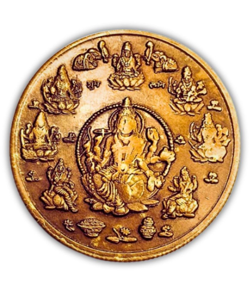     			COINS GOODLUCK - Lord Laxmi Mata 9 Grah Bless Gift Coin 1 Numismatic Coins